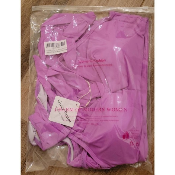 Grace Tempt Purple Bikini Small NWT - Picture 8 of 9
